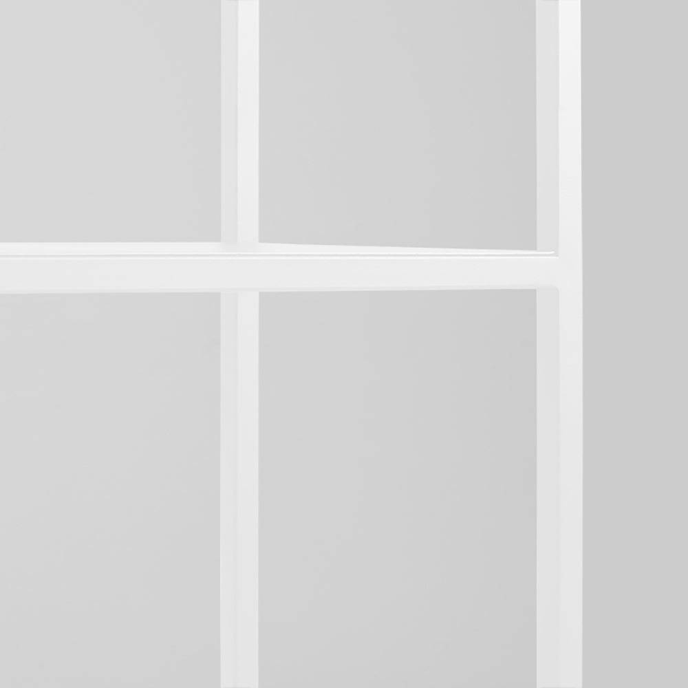 Libreria HYLLER METAL 150x110, bianco