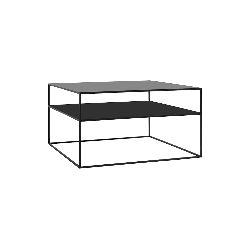Tavolino Tensio 2 Floor Metal - nero