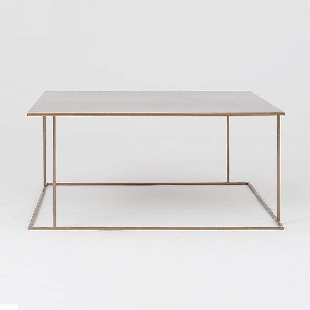 Tavolino WALT METAL 100x100, oro