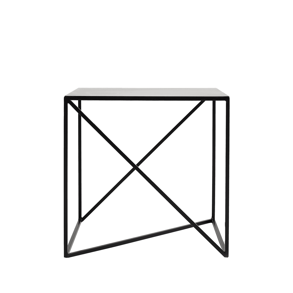 Beistelltisch MEMO 50x50, Schwarz