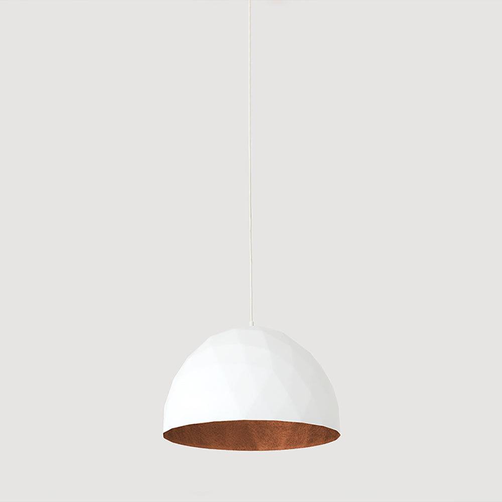Lampada a Soffitto LEONARD M - Rame-Bianco