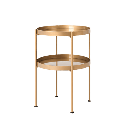 Beistelltisch HANNA METAL 40-2F - gold