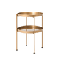 Tavolino laterale HANNA METAL 40-2F - oro