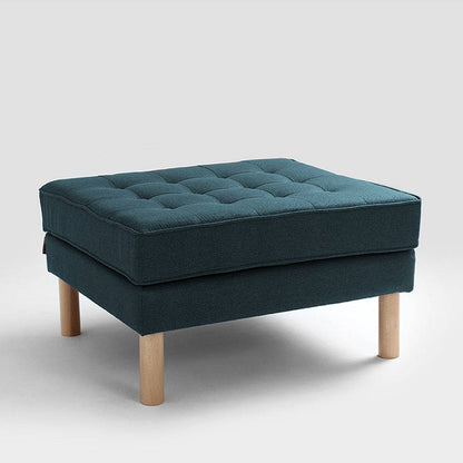 Pouf TOPIC WOOD 75, Deep Sea, Naturale