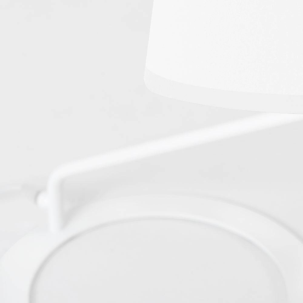Tischleuchte SHADE – Schirm Weiß Fuß Weiß