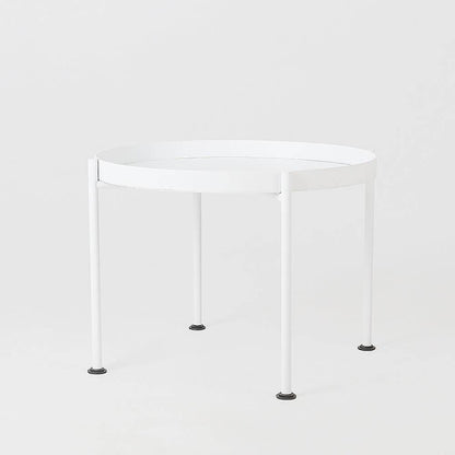 Tavolino da Caffè HANNA METAL 60 - Bianco