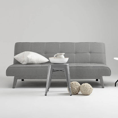 Divano letto 2 posti MODES Dark Pepita, nero