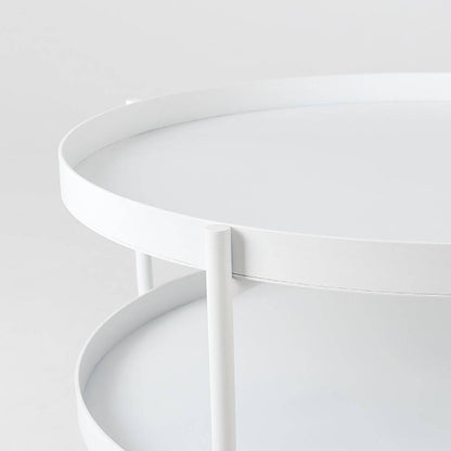 Tavolino da Caffè HANNA METAL 60 - Bianco