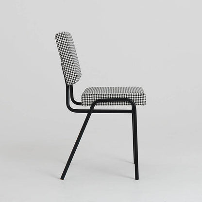 Sedia SIMPLE - pied de poule, nero