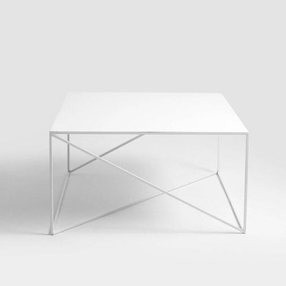Beistelltisch MEMO METAL 80x80 Weiß