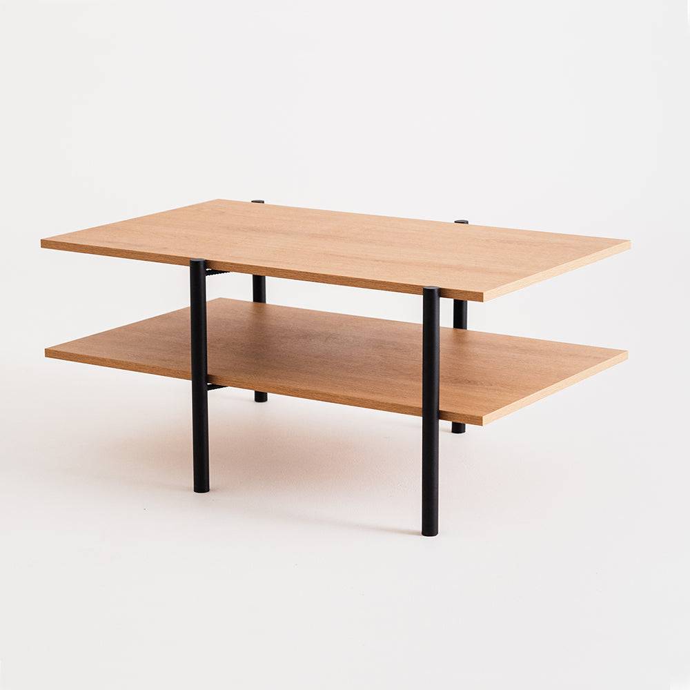 Tavolino RAVE BASIC 100x60 - quercia, nero