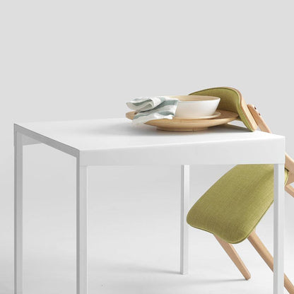 Tavolo Obroos Metal 80x80 - Bianco