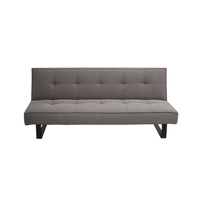 Divano Letto 2 Posti Sleek, Acciaio Nero