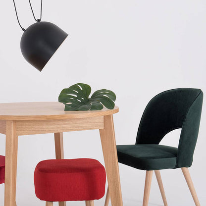 Sedia BUKO - verde bottiglia