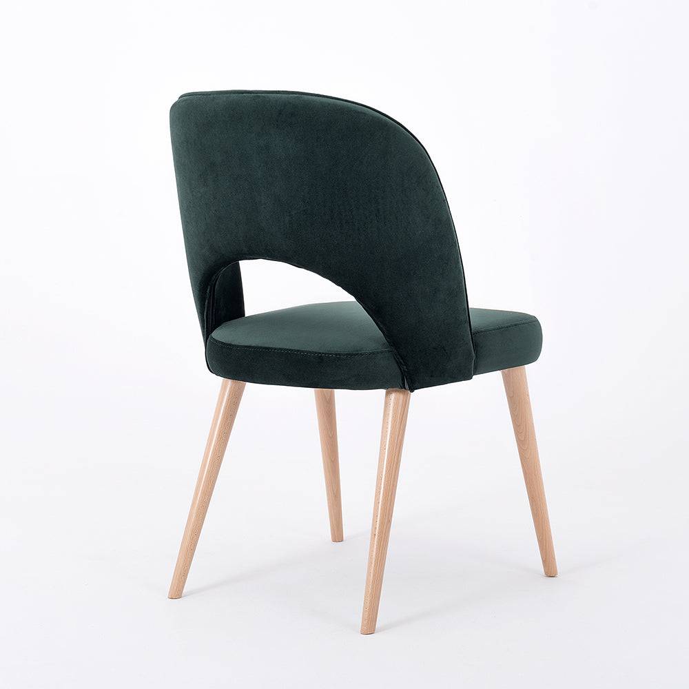 Sedia BUKO - verde bottiglia