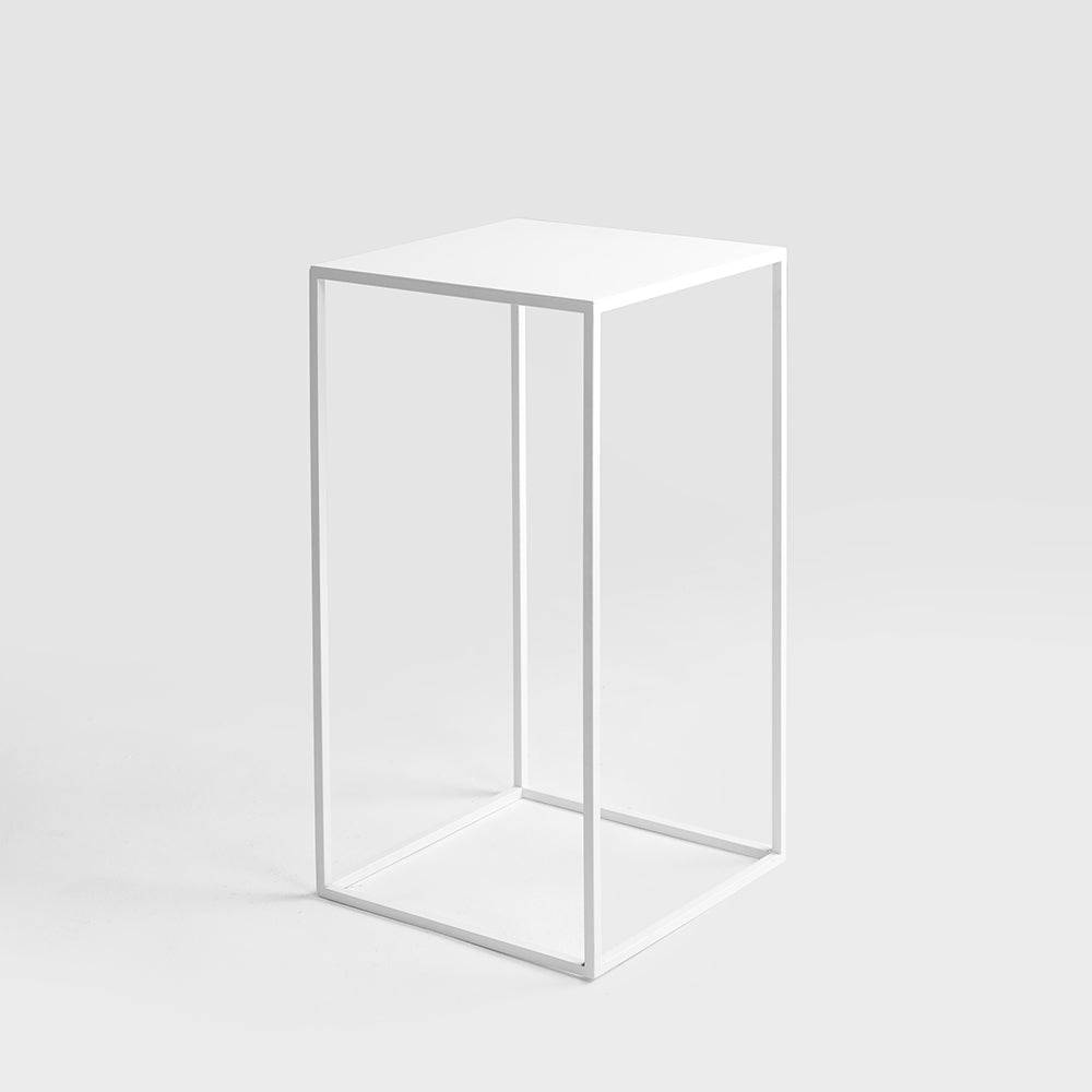 Tavolino TENSIO METAL 30 - bianco