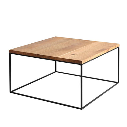 Couchtisch Tensio Massivholz 80 – Schwarz