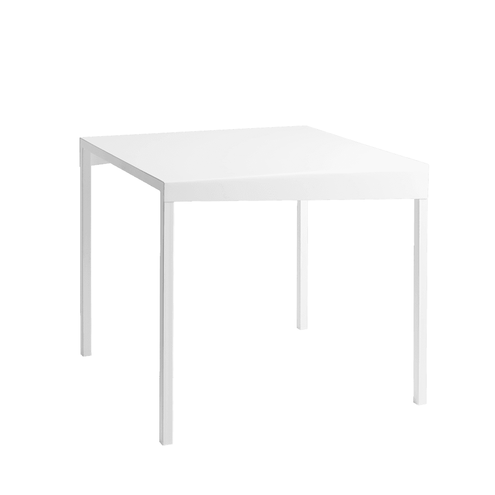 Tavolino OBROOS METAL 80, bianco