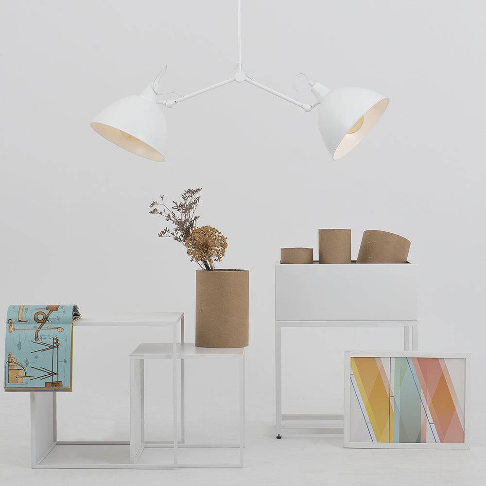 Lampada Coben Two Head bianco