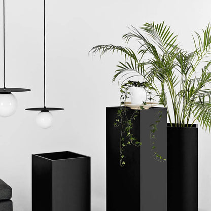Vaso PALMUS 80x35x35 - nero