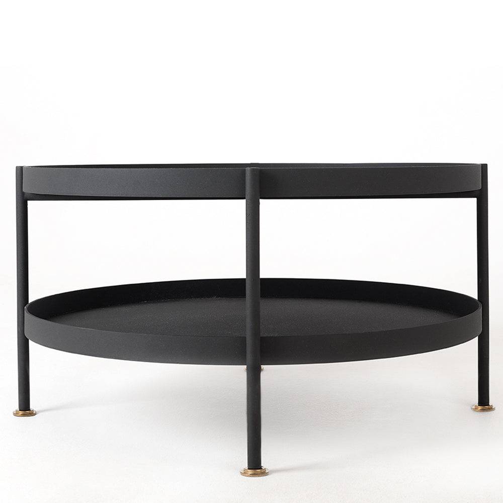 Tavolino da Caffè HANNA METAL 60 - Nero