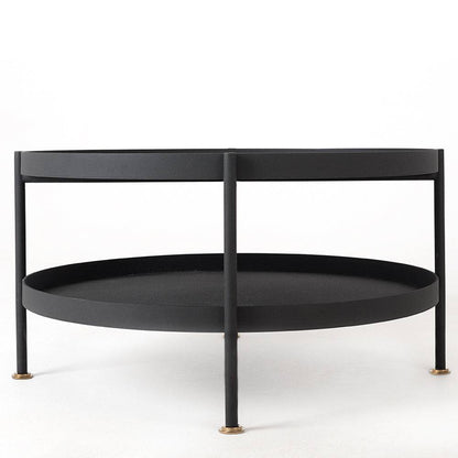 Tavolino da Caffè HANNA METAL 60 - Nero