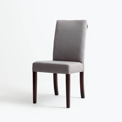 Sedia Wilton 98 Steel, Noce