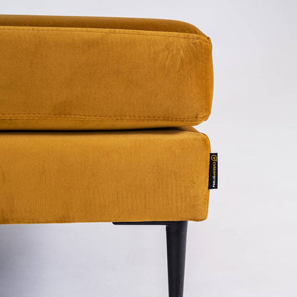 Pouf VERGAN – Passionsfrucht, Schwarz