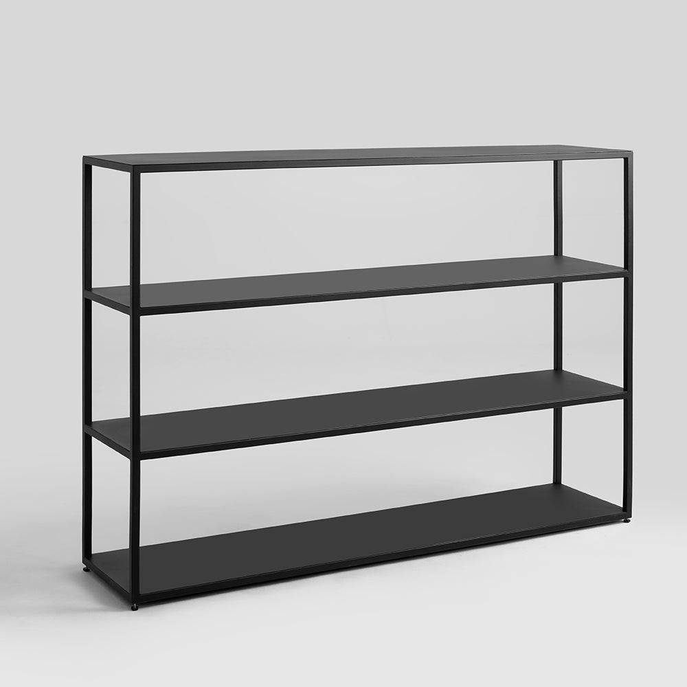 Libreria HYLLER METAL 150x110 - Nero