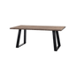 Dining Table HOFER 180x90 Solid Oak Black