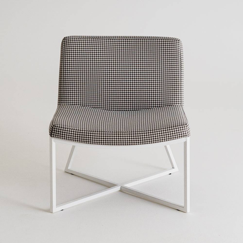 Poltrona ZERO - Pied de poule chiaro