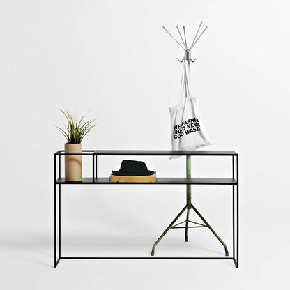 Konsole SENSO FLOWER METAL 120x25, schwarz