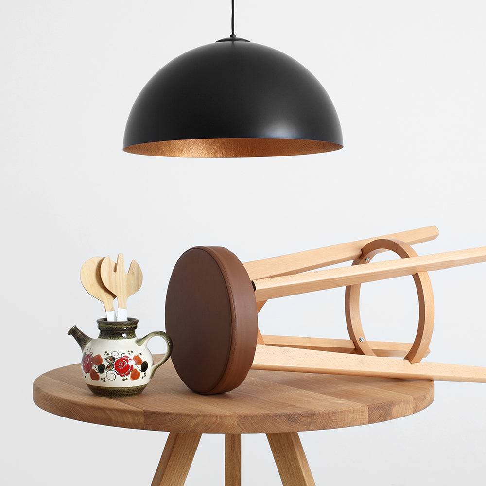 Plafoniera LORD 50 - Rame e Nero