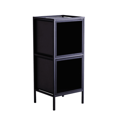 Rack SKAP Schwarz - 1 Regalboden 2 Boxen