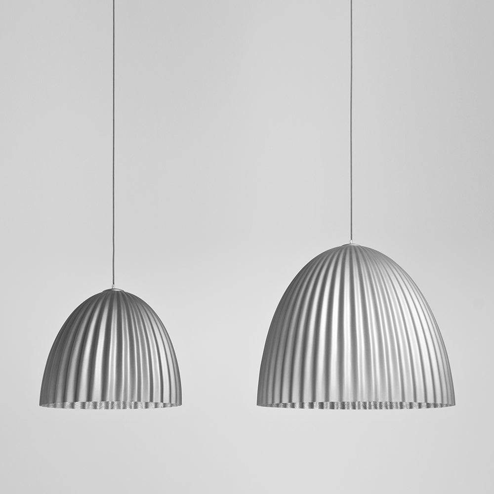 Lampada a sospensione PLISSART L argento