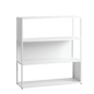 HYLLER SIDE METAL Bookcase 100x110, white
