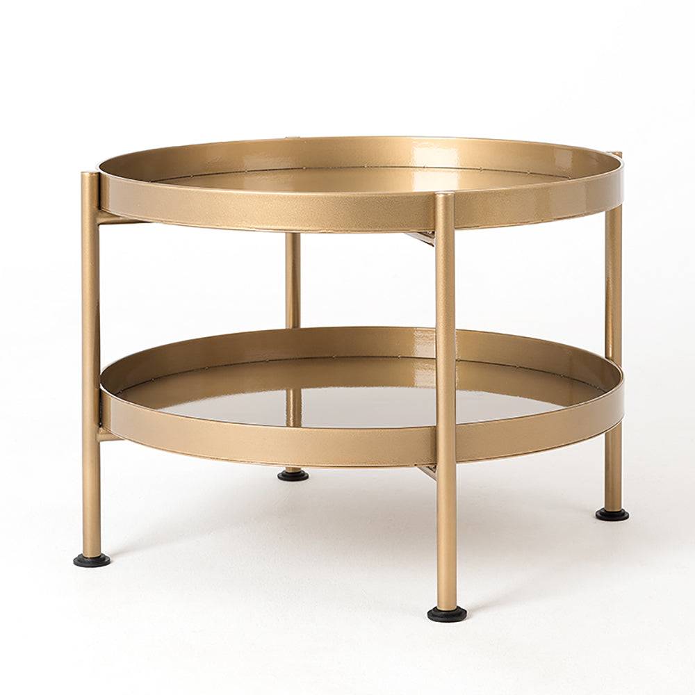 Tavolino HANNA METAL 40-2F - oro