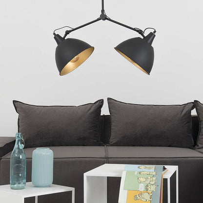 Lampada Coben Two Head nero