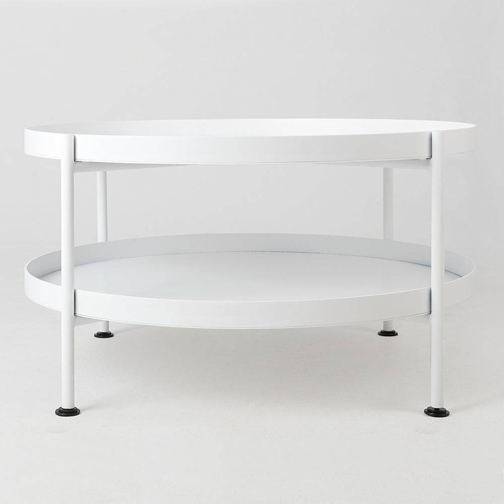 Tavolino da Caffè HANNA METAL 60 - Bianco