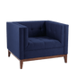 BY TOM Armchair, Inkjet - Walnut