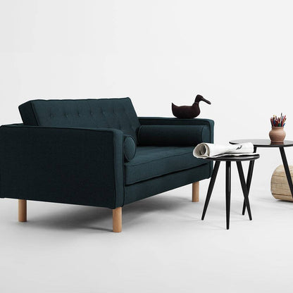 Divano Letto 2 Posti TOPIC WOOD, Deep Sea, Naturale