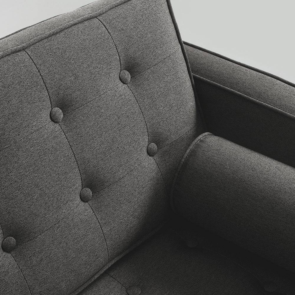 Schlafsofa 2-Sitzer TOPIC WOOD, Stahl, Natur