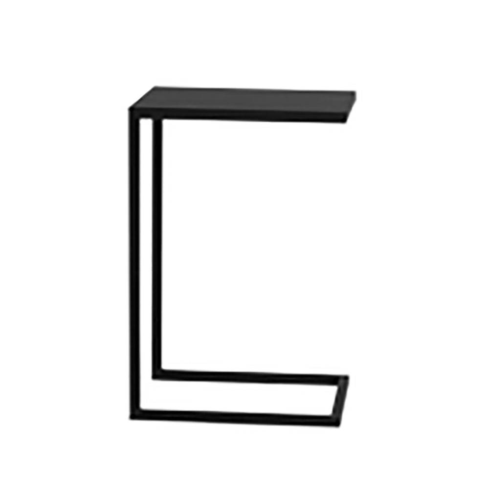 Tavolino laterale LUPE Metal 30, Nero