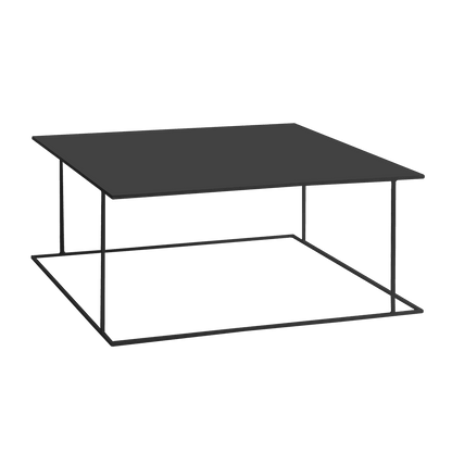 Tavolino WALT METAL 100x100 nero