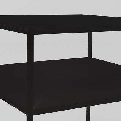 Tavolino Tensio 2 Floor Metal - nero