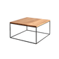 TENSIO WOOD 80 Coffee Table, oak veneer, black