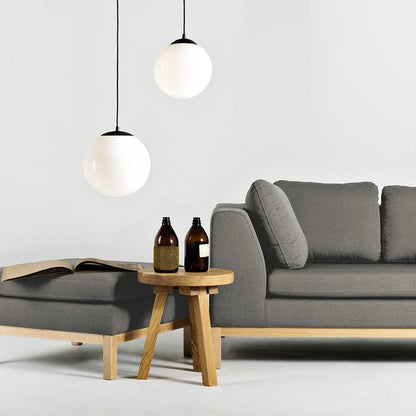 Pouf AMBIENT WOOD – Quarz, Natur