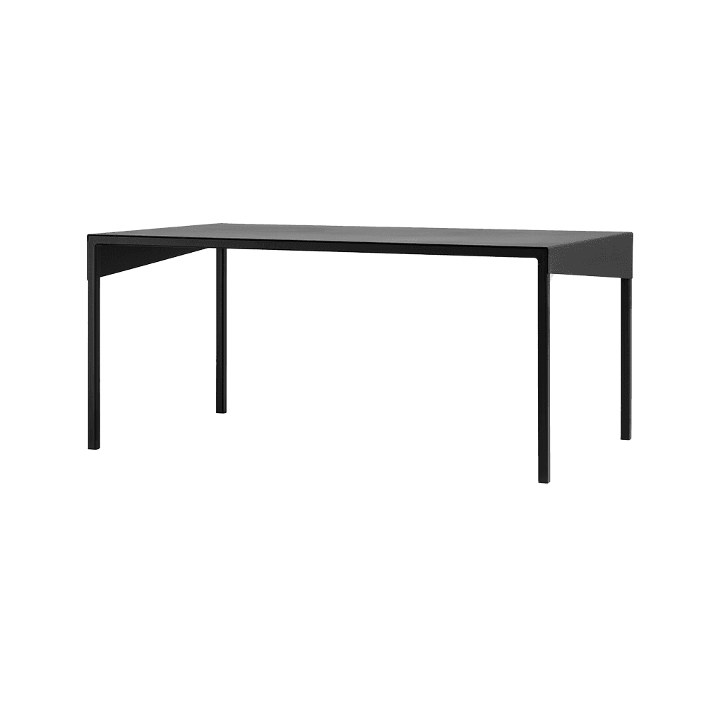 Tavolino OBROOS METAL 100x60, nero