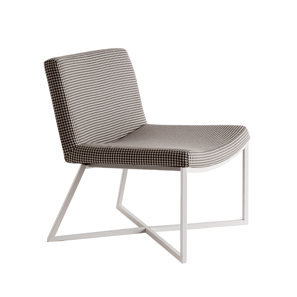 Poltrona ZERO - Pied de poule chiaro