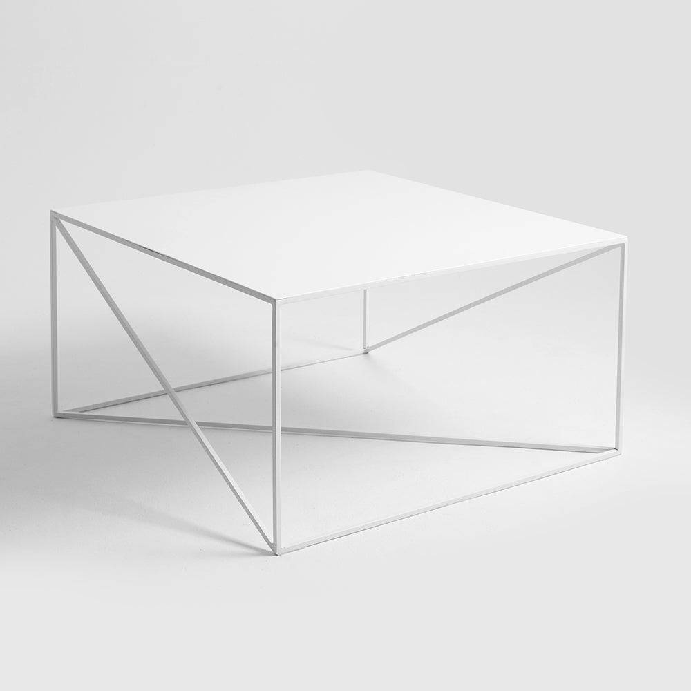 Beistelltisch MEMO METAL 80x80 Weiß